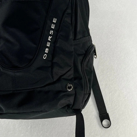 Obersee Oslo Waterproof Diaper Bag Backpack Black - Picture 4 of 12